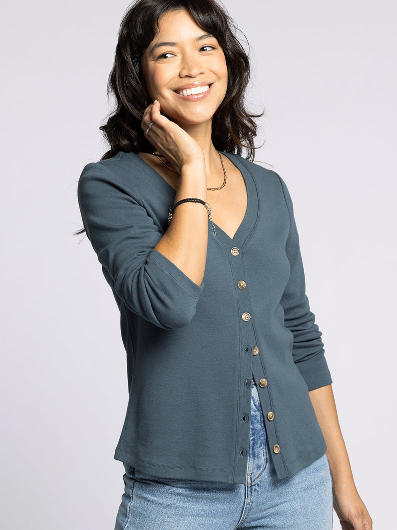 The Abby Top in Spruce