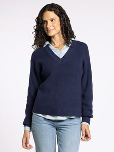 The Cornelia Sweater in Blue Nights