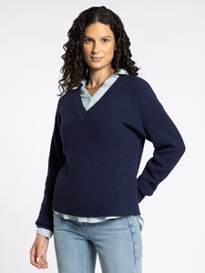 The Cornelia Sweater in Blue Nights