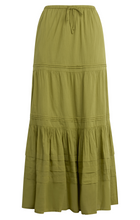The Mila Skirt in Calliste Green