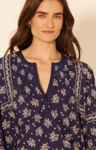 The Valley Springs Blouse in Indigo