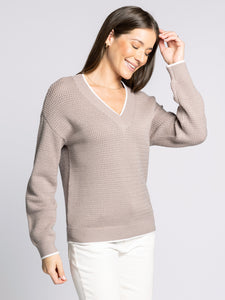 The Ira Sweater in Taupe