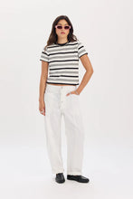 The Villa Drawstring Barrel Leg Pant in Lamb