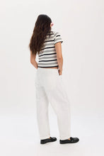 The Villa Drawstring Barrel Leg Pant in Lamb