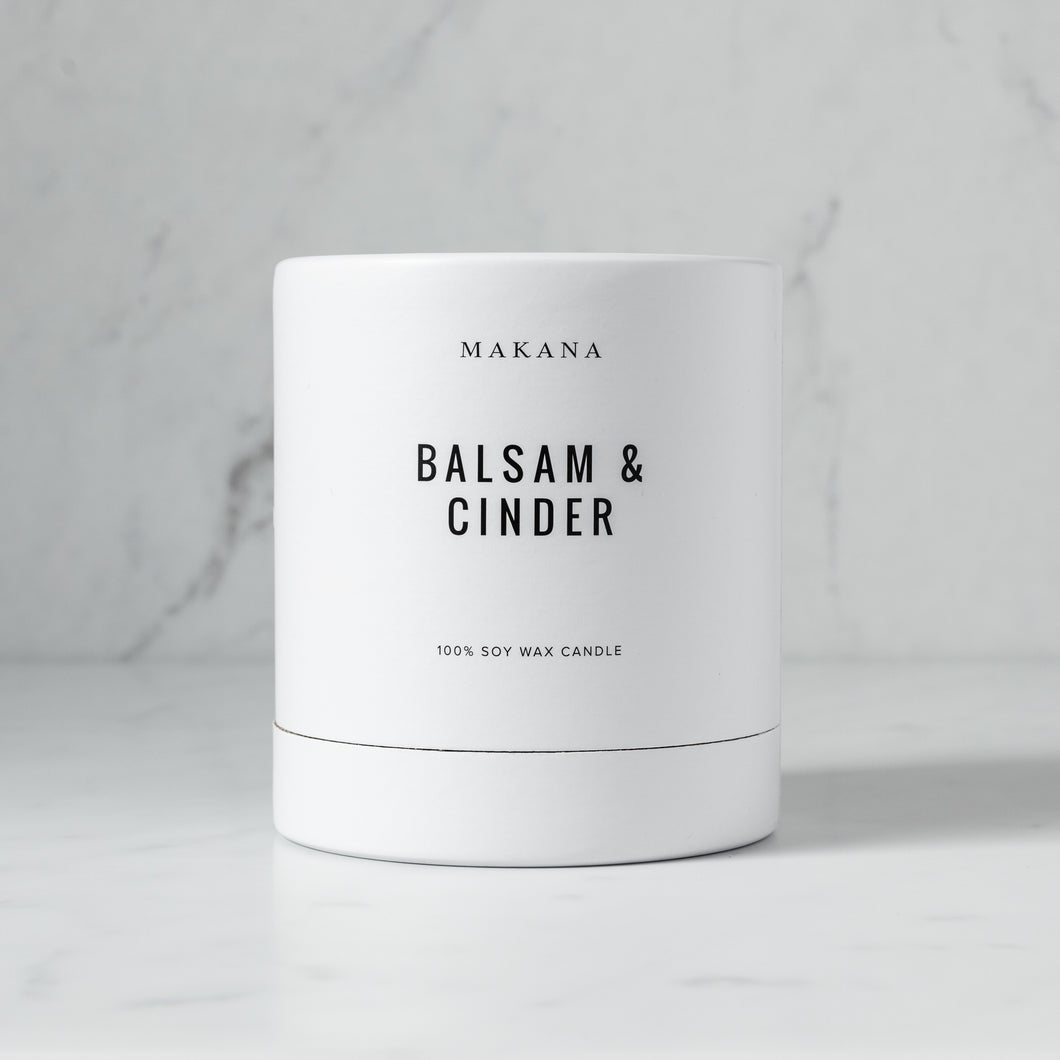 Balsam & Cinder - Classic Candle 10 oz || Makana Candle