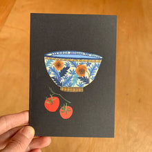 Bowl & Tomatoes Greetings Card
