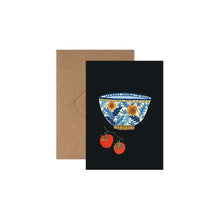 Bowl & Tomatoes Greetings Card