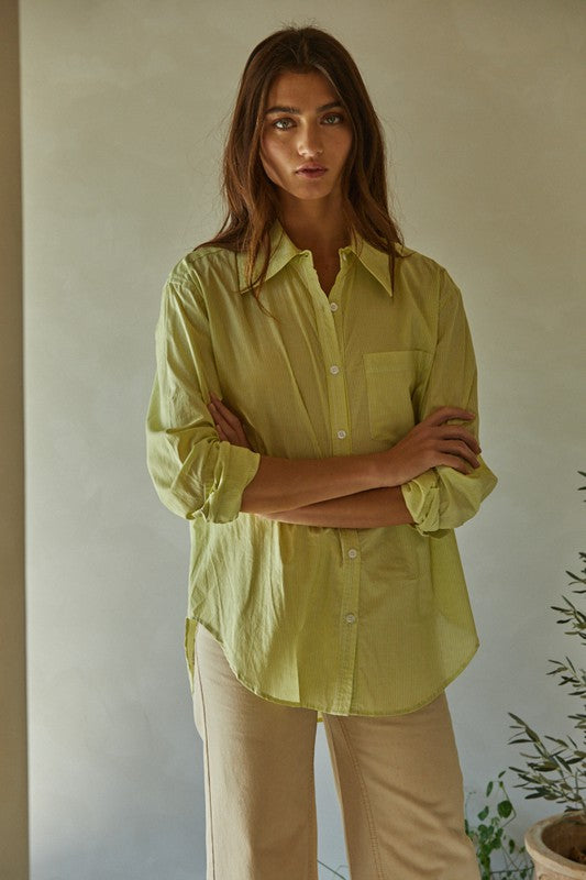 Bright Brynne Top in Lime