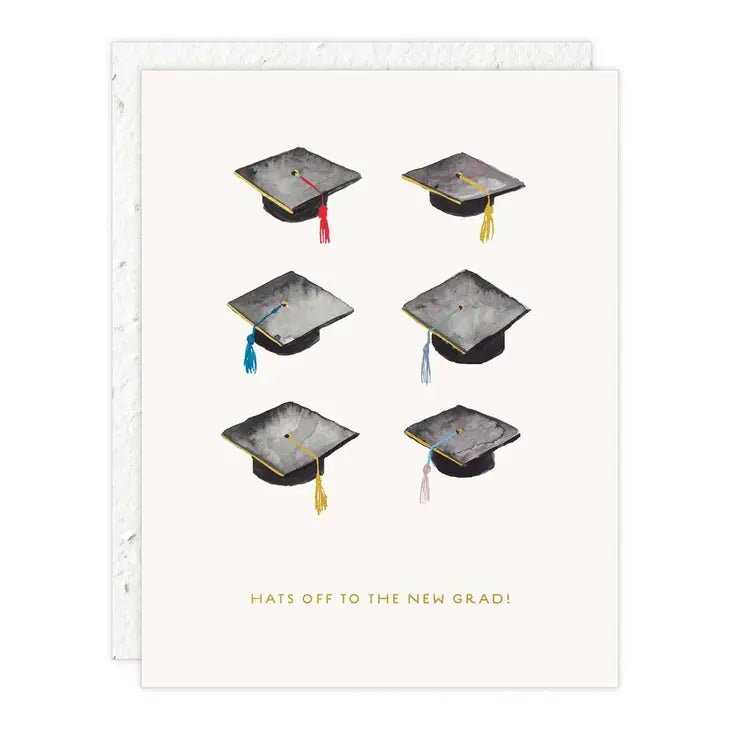 Hats Off || Graduation Card