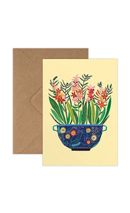 Hyacinths Greetings Card