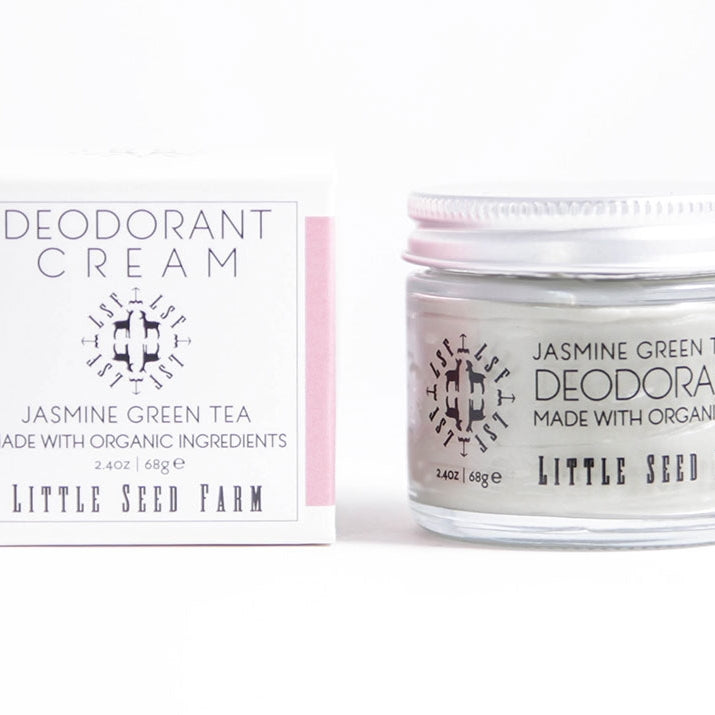 Jasmine Green Tea Deodorant Cream || Little Seed Farm