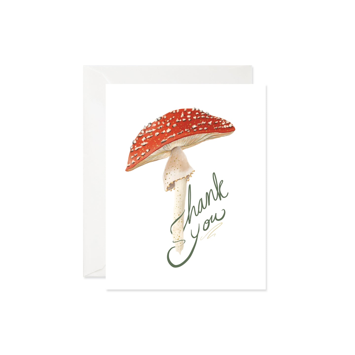 Mushroom Thank You || Greeting Card