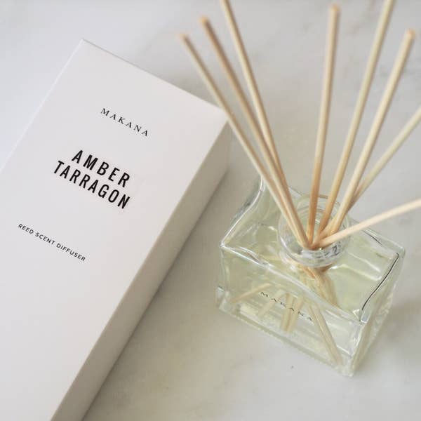 Amber Tarragon Reed Diffuser 4.8 oz || Makana