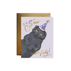 Catnip Party Time || Greeting Card