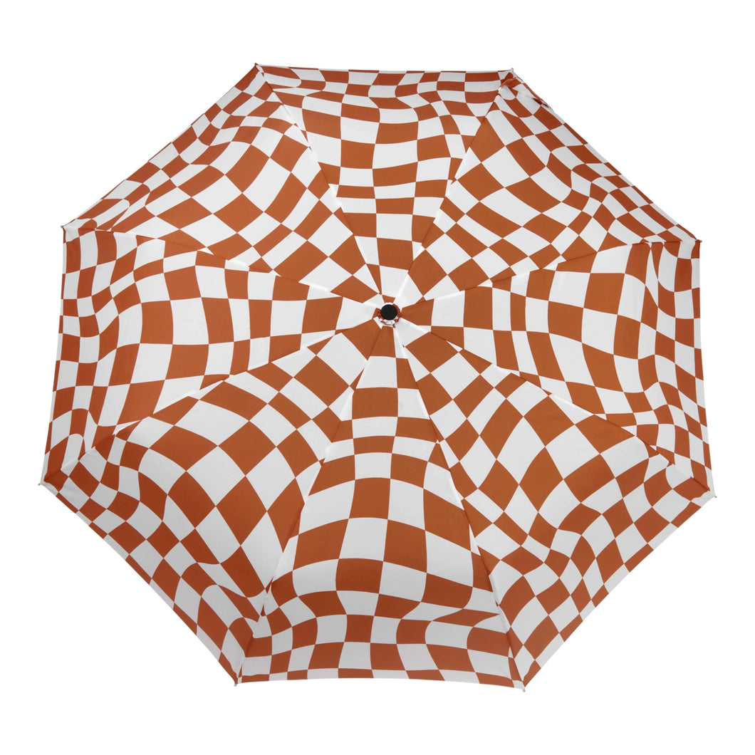 Peanut Butter Checkers Eco-Friendly Umbrella