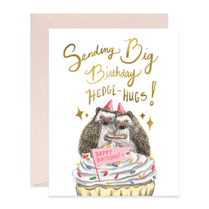 Hedge Hugs Birthday || Greeting Card