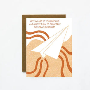 Paper Airplane || Greeting Card